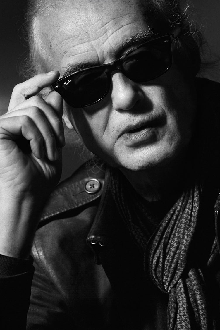 Jimmy Page (Led Zeppelin), photographed in London, 2014
